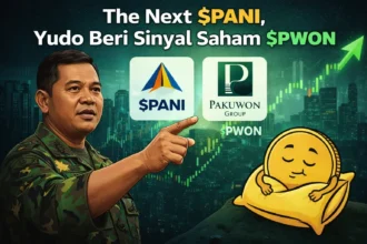 saham PWON naik