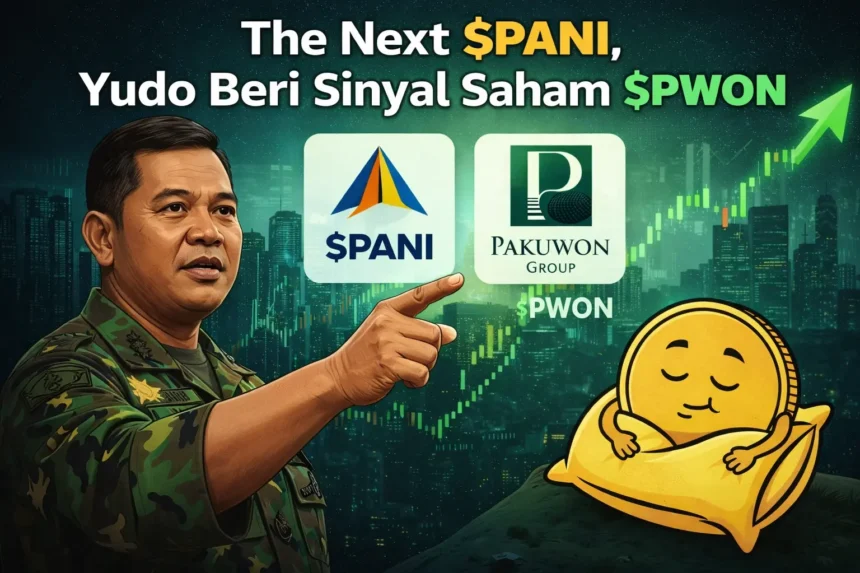 saham PWON naik