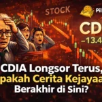 saham CDIA longsor
