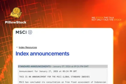 Dampak announcement MSCI
