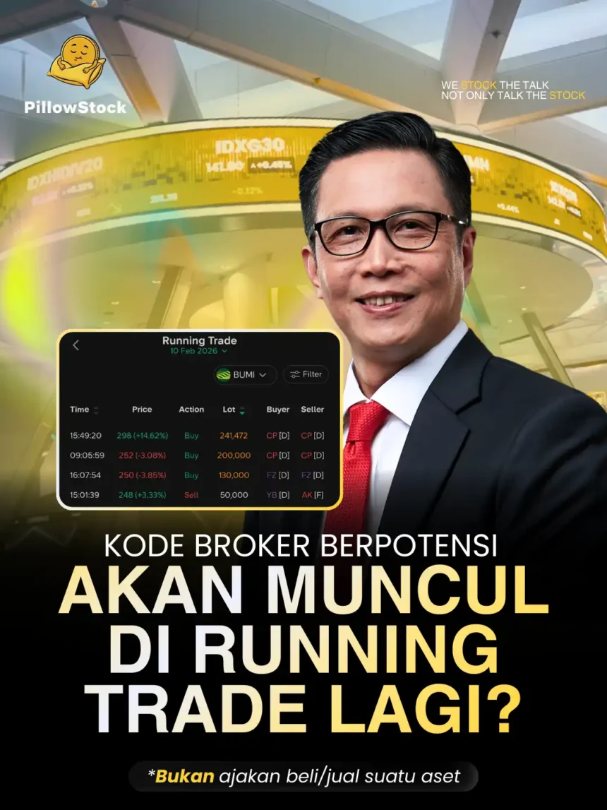 kode broker di running trade