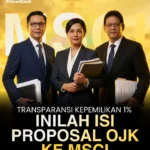 transparansi kepemilikan 1% saham