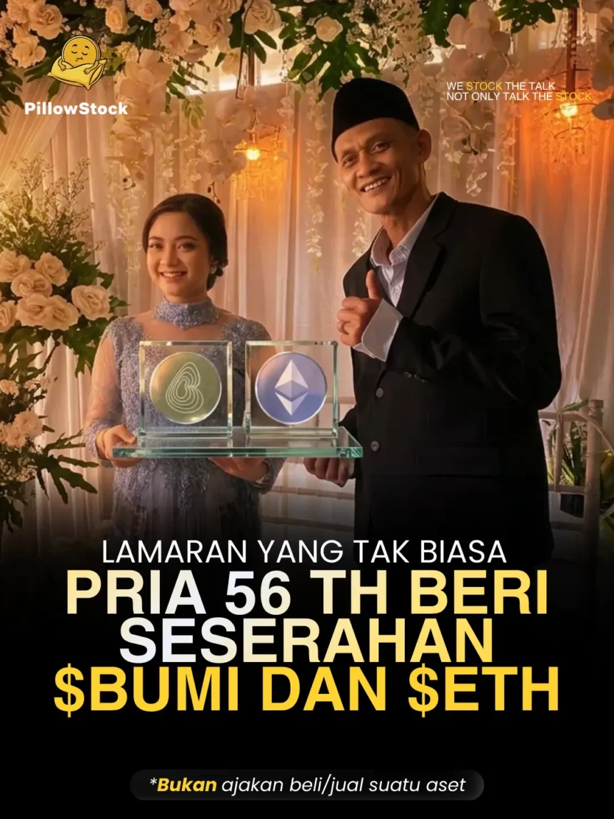 seserahan saham BUMI dan Ethereum