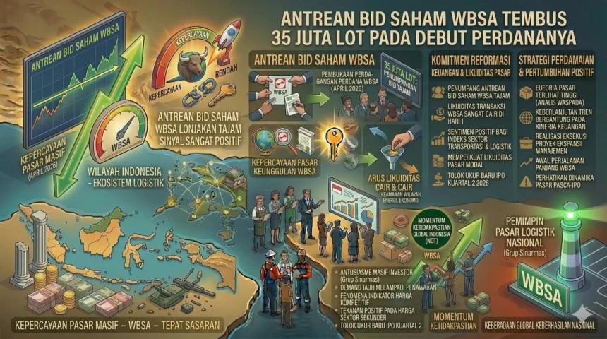 Antrean Bid Saham WBSA