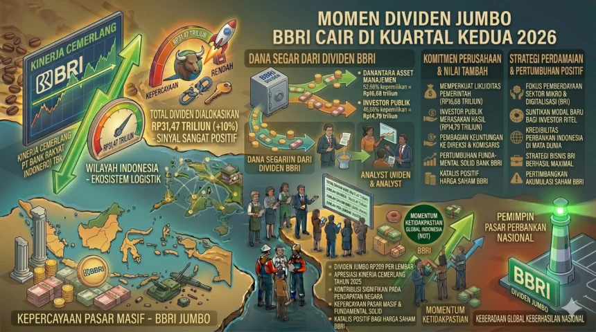 Dividen Jumbo BBRI Cair