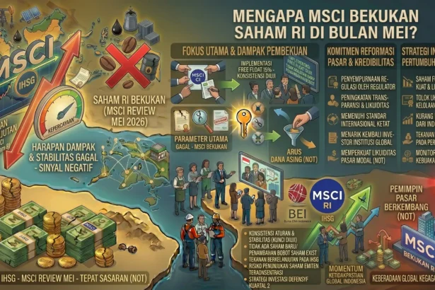 MSCI Bekukan Saham RI
