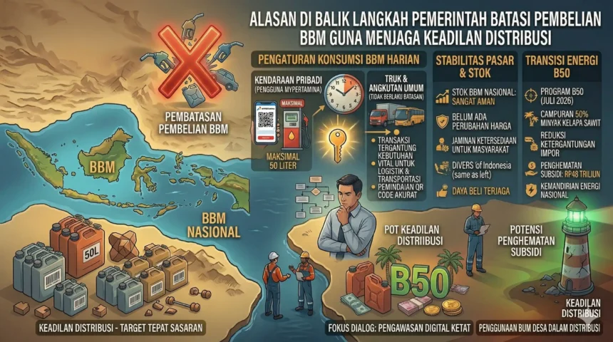 Pemerintah Batasi Pembelian BBM