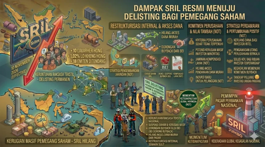 SRIL Resmi Menuju Delisting
